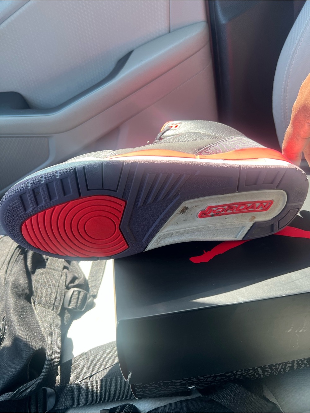 Jordan 3 “Crimson” Men's Retro Basketball Shoes - Picture 6 of 7